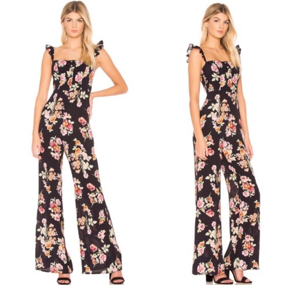Flynn Skye Jumpsuit in Pastel Blooms Size S NWT